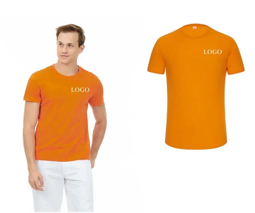 Chất Lượng Tốt Bán Buôn Tùy Chỉnh In Ấn Mềm Mịn 100% Pima Cotton Trống T-Shirt Ngắn Tay Áo Người Đàn Ông T Áo Sơ Mi