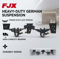 Nouveau système de suspension mécanique de type allemand pour semi-remorque, système de suspension pour semi-remorque à 3 essieux, système de suspension pour camion lourd