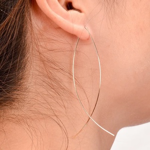 New European and American <strong>Jewelry</strong> Pieces - Fashionable and Simple Featuring <strong>Abstract</strong> Art Fish-line Earrings for Earrings - Product Image 1