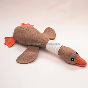 Hond Kauwen Speelgoed <span class=keywords><strong>Canvas</strong></span> Gevulde Pluche Puppy Pet Piepende Wilde Gans Pluche Hond Speelgoed - Product Image 3