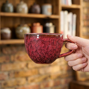 Taza de Té de Porcelana China Hecha a Mano, Estilo Retro Tradicional, Personalizada, Ecológica, con Diseño de Mármol, Apta para Lavavajillas, 250-270 ml - Product Image 2