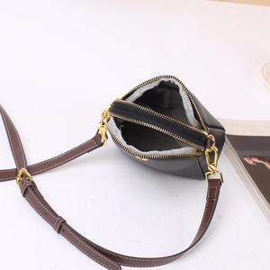 Women <b>Small</b> Phone Bag Genuine Cow Leather Fashion <b>Purse</b> <b>Lady</b> Crossbody Shoulder Sling Bags Contrasting Color - Product Image 5