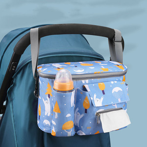 Mochila ligera para pañales de Material Oxford, compartimento de gran capacidad, patrón de dibujos animados, múltiples métodos de transporte, portátil - Product Image 1
