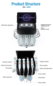 Meilleure machine de beauté faciale portable 6-en-1 Hydra Beauty H2O2 Aqua Peel Hydrodermabrasion Nano Water Oxygen Spray avec fonction d'aspiration - Product Image 6