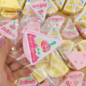 Kawaii Multi-Style Food Cheese Stress Relief Squeeze Toy Cute Mochi <b>Squishy</b> Toys for Adults & Unisex Children - Product Image 4