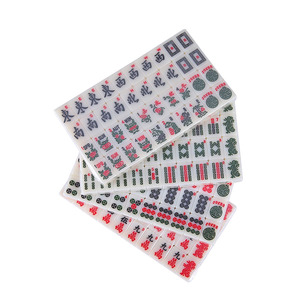Oh, mis fichas de mahjong, fichas de mahjong americanas de acrílico, adecuadas para uso doméstico, como regalos, para manipulación manual, melamina de alta calidad - Product Image 1