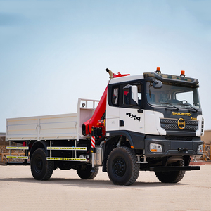 Grue de camion blanche avec flèche articulée de 5T, grue mobile 4x4, vente directe d'usine - Product Image 4