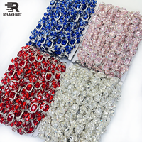 Ruban de Strass en Rouleau Pierres de Verre Décoratives Découpées pour Cristal Appliqué Porte-clés
