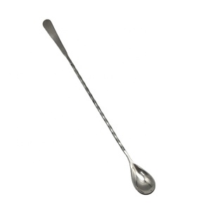 New Arrival Bar Tools Cocktail Drinking Stirring <strong>Mixing</strong> Twisted Spiral Pattern <strong>Swizzle</strong> Stick Spoon <strong>Stirrer</strong> - Product Image 1