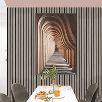 Panneaux et lattes acoustiques en bois plaqué, écologiques et insonorisants, pour la décoration intérieure de la maison, du bureau et du cinéma