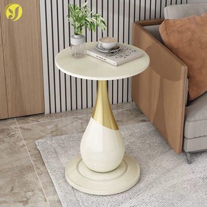 Table basse moderne en bois, design minimaliste de luxe léger, table d'appoint pour salon, table d'appoint pour chambre à coucher, mobilier de maison - Product Image 5