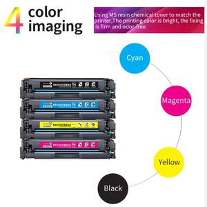 Cartouche de toner XINYU de haute qualité compatible <span class=keywords><strong>HP</strong></span> CF500A CF501A CF502A CF503A 202A pour <span class=keywords><strong>HP</strong></span> M281FDN <span class=keywords><strong>M281FDW</strong></span> M254dw M254nw M280NW - Product Image 3