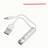 Module laser à ligne rouge portable rechargeable en aluminium Nouveau équipement haute précision 650nm Étalonnage Positionnement Coupe Cropping