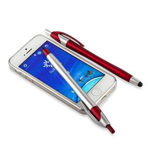 Stylet électronique pour écran 2 en 1, <span class=keywords><strong>stylo</strong></span> à <span class=keywords><strong>bille</strong></span> et stylet fin pour tablette et smartphone universels, logo personnalisé - Product Image 3