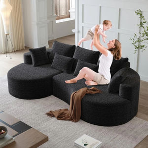 Productos en Tendencia en Tiktok 2026, Sofás Esquineros Modernos en Forma de L, Tapizados y Reclinables, para Dormitorios y Apartamentos Pequeños, Marca KD Packing - Product Image 6