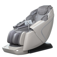 C52 Electric Shiatsu Full Body PU Leather Zero Gravity Silla reclinable con CE AI Masaje portátil y plegable