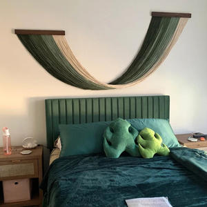 Tapisserie murale en macramé <span class=keywords><strong>chic</strong></span> nouée à la main pour les studios de design d'intérieur et les marques hôtelières - Product Image 4