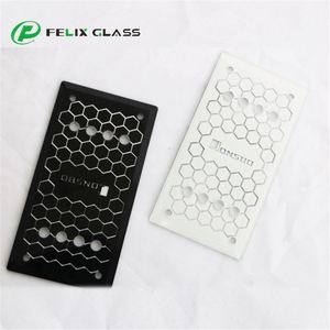 Verre trempé flottant pour boîtier PC avec impression sérigraphiée pour dissipateur thermique OEM - Product Image 4