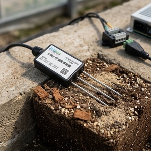 เซ็นเซอร์วัดความชื้นในดินขั้นสูงเซ็นเซอร์ดิจิตอล3% FSD -30 ~ 70 °C RS485 Modbus RTU - Product Image 1