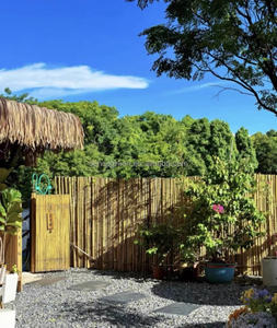 Panneaux de clôture en bambou traités thermiquement pour l'extérieur-<span class=keywords><strong>Barrière</strong></span> de confidentialité écologique et résistante aux intempéries pour jardin et <span class=keywords><strong>balcon</strong></span> - Product Image 3