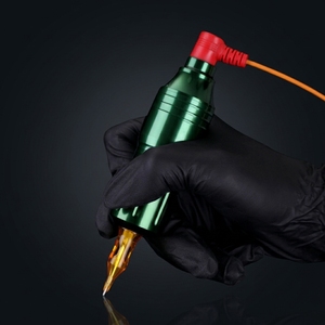 Machine à tatouer rotative courte, moteur sans noyau à cuve creuse, prise RCA, mini pistolet à tatouer pour artistes professionnels - Product Image 1