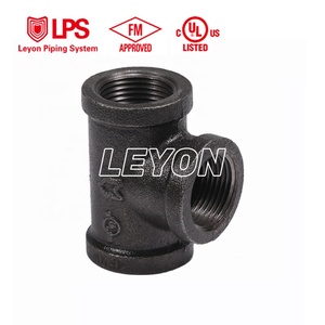 Tuyaux de lutte contre l'incendie <span class=keywords><strong>Leyon</strong></span> FM UL, système de protection incendie, raccords en fonte malléable noire - Product Image 4