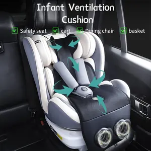 Anjuny शिशुओं के लिए सांस बच्चे सीट कुशन ठंडा बच्चे की सुरक्षा सीट