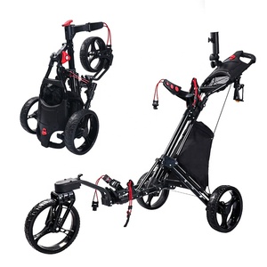 Carrito <span class=keywords><strong>de</strong></span> Golf plateado <span class=keywords><strong>de</strong></span> alta calidad, carrito <span class=keywords><strong>de</strong></span> <span class=keywords><strong>aluminio</strong></span> plegable <span class=keywords><strong>de</strong></span> 3 ruedas para jugar al aire libre - Product Image 6