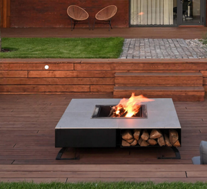 Factory Wholesale Corten Steel <b>Outdoor</b> Wood Burning Fire Pit Fire Bowl Fire <b>Table</b> Corten Steel - Product Image 4