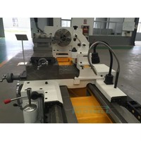 Tour à lit déporté robuste CW6280B personnalisé en usine, portée de 800 mm, grand alésage de broche, tour manuel pour métaux