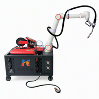 Robot de Soldadura Industrial de 6 Ejes sin Programación, Brazo Robótico de Soldadura Automática para Soldadura de Piezas de Automóviles y Ferretería