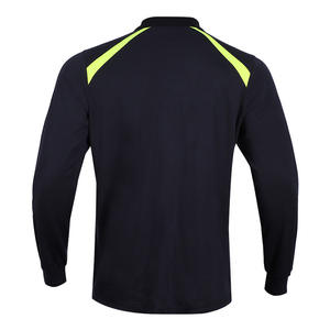 Camiseta Polo de Manga Larga Ignífuga Xinke, Azul Marino, Ropa de Trabajo Antiestática, Ropa de Seguridad, Material y Peso Personalizables - Product Image 2