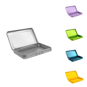 Boîte <span class=keywords><strong>en</strong></span> fer blanc personnalisée résistante aux enfants <span class=keywords><strong>en</strong></span> <span class=keywords><strong>forme</strong></span> <span class=keywords><strong>de</strong></span> rectangle <span class=keywords><strong>de</strong></span> qualité alimentaire pour emballage <span class=keywords><strong>de</strong></span> gomme à mâcher <span class=keywords><strong>de</strong></span> bonbons à la menthe pour cigarettes - Product Image 1