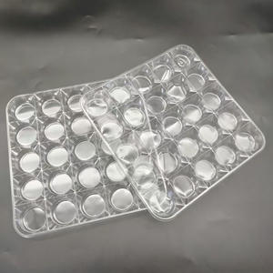 Plateau intérieur rectangulaire transparent personnalisé à 25 cavités pour chocolats <span class=keywords><strong>Ferrero</strong></span>, plateau pour boules de thé et biscuits, plateau d'emballage alimentaire recyclable - Product Image 5