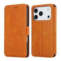 Étui portefeuille en cuir PU de qualité supérieure pour iPhone 7/8 Plus XR 11 avec fentes pour cartes, support et protection de ceinture