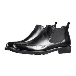 Zapatos de Hombre de Cuero Genuino de Primera Capa con Borde Abierto y Detalles de Perlas, Estilo Británico de Tres Secciones, Formales de Negocios, Personalizados y Nuevos - Product Image 4