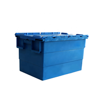 Palette en plastique d'expédition carrée empilable de HDPE de vente chaude 600*400*315mm