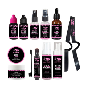 Colle pour perruque à étiquette privée, résistante à l'eau et à la transpiration, forte tenue, <span class=keywords><strong>spray</strong></span> de colle pour perruque 150 ml, colle pour perruque à dentelle frontale - Product Image 4