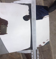 R1200/R320 2mm 230*300mm 305*407mm clear Float Glass Aluminum Chrome Coated Convex Mirror Glass