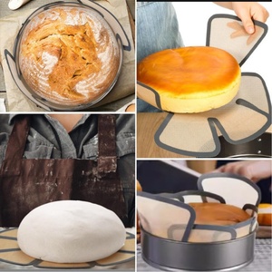 Revestimiento de Silicona para Molde de Pan para Uso Doméstico, Bandeja de Silicona Resistente al Calor con Asa de Seguridad - Product Image 3