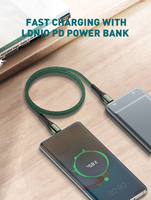 Câble USB C vers USB Type-C LDNIO LC101 65W à charge rapide, câble de charge rapide PD, câble de données USB C pour téléphone portable