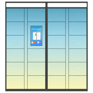 Rak penyimpanan sendiri 24 jam dengan pengenalan wajah untuk Spa mendukung loker kunci kombinasi elektronik - Product Image 1