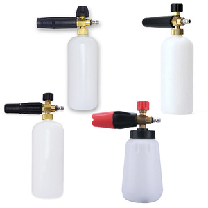 ปืนฉีดโฟมล้างรถ หัวทองแดง แบบหมุน ไหลแรง พร้อมข้อต่อเร็ว สีแดง ใช้งานด้วยมือ - Product Image 3