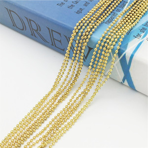 Catena Figaro in Acciaio Inossidabile Ipoallergenico con Perline Regolabili, 1.1mm, Oro, Ecologica, Classica, Regalo per Matrimoni e Feste - Product Image 5