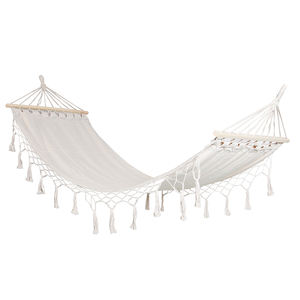 Modern eğlence hamak salıncak sandalye püsküller ile sağlam ve dayanıklı pamuk halatlar kamp hamak - Product Image 1