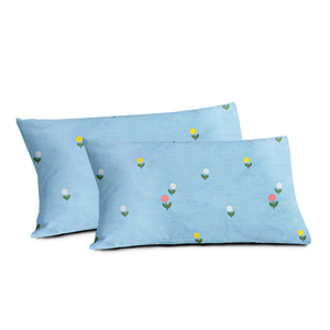 Funda De Almohada Comfort Night, 2 uds., Algodón puro, suave, transpirable, diseño agradable a la piel para un sueño Premium - Product Image 1