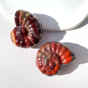 Tự nhiên Tay Chạm Khắc màu xanh lá cây Aventurine ammonite ốc xà cừ hóa thạch thạch anh ốc xà cừ tinh thể chạm khắc - Product Image 6