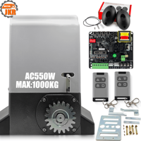 Moteur d'ouverture de portail électrique abordable 550W 1000kg avec limiteur à ressort et capteur infrarouge pour portes coulissantes automatiques