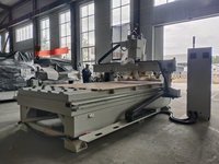 Routeur CNC 4 axes ATC 2030 avec carrousel de changement d'outils automatique, 12 outils, tête pivotante latérale rotative, Syntec 60W-E