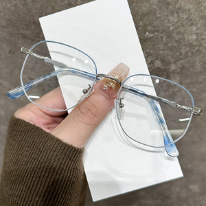 Vuông Trọng Lượng Nhẹ Kim Loại Khung Quang Học Mặt Phù Hợp Với Thoải Mái Kim Loại Khung Quang Học Hàng Ngày Chất Lượng Cao Kim Loại Khung Quang Học - Product Image 2